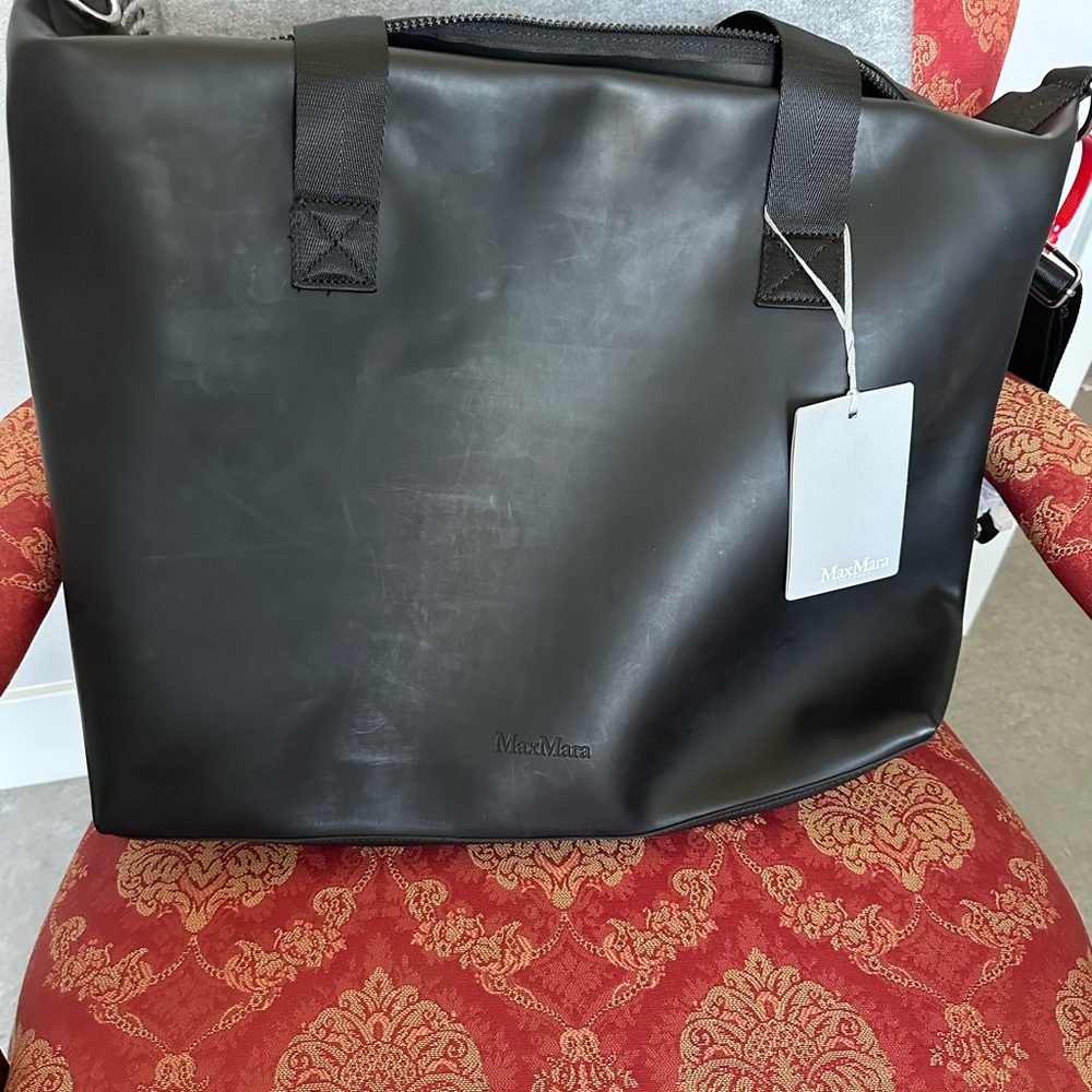 NWT MaxMara Black  Large Travel  Bag
